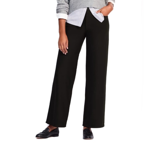 KUT From The Kloth black Size 10P High Rise Jodie Wide Leg Ankle Pants NWT - Picture 1 of 12